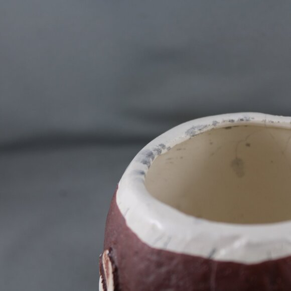 Vintage Tiki Mug - Trader Vic's Coconut Mug Hand Painted- Cermaic Mug - Picture 9 of 10